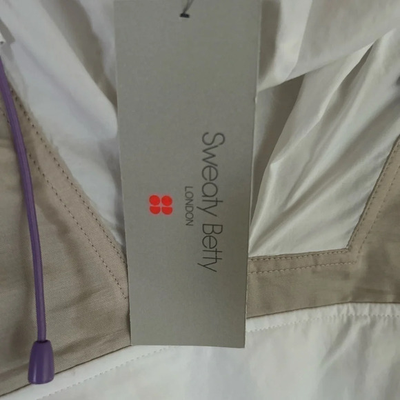 Sweaty Betty NWT oversized pullover with linen arms NWT - Picture 5 of 6